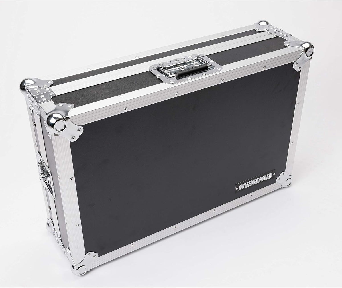 DJ Controllercase Zwart – Flightcase – Controllerkoffer – Transportcase – Werkstation – 9 mm Vinylgelamineerd Multiplex – Afneembaar Schuivend Laptopplatform
