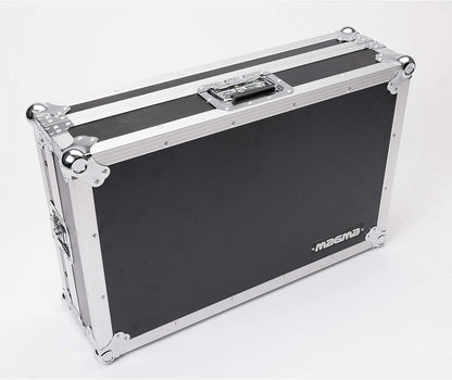 DJ Controllercase Zwart – Flightcase – Controllerkoffer – Transportcase – Werkstation – 9 mm Vinylgelamineerd Multiplex – Afneembaar Schuivend Laptopplatform