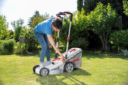 IKRA Elektrische Grasmaaier IERM 2043 T, 2000W, 5-standen maaihoogteverstelling 30-75mm, maaibreedte 43cm, incl. mulchkit