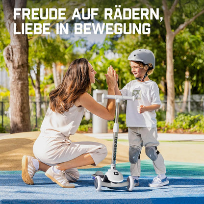 FanttikRide K9 Pro Elektrische step voor kinderen, 3/6/10 km/u, AI-snelheidsmodus, Type-C snel opladen, 5 verlichtingsmodi, verstelbaar stuur, voor kinderen tot 60 kg