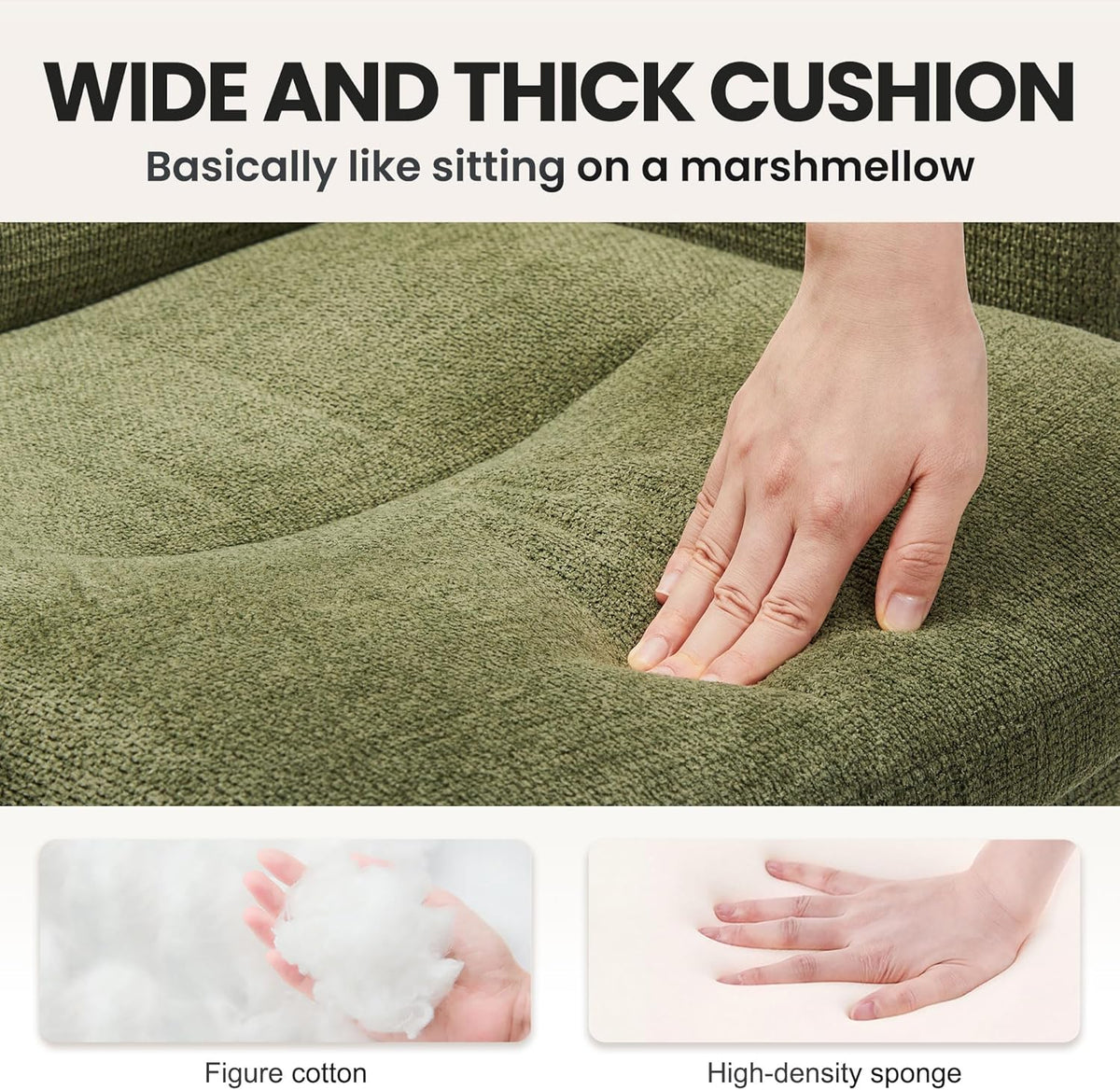 Bureaustoel – Bureaustoel Met Wieltjes – Bureaustoel Met Armleuningen – Ergonomische Bureaustoel – Draaibare Bureaustoel – Hoge Rugleuning – Verstelbare Zithoogte – Pluche Cashmere Bekleding Groen