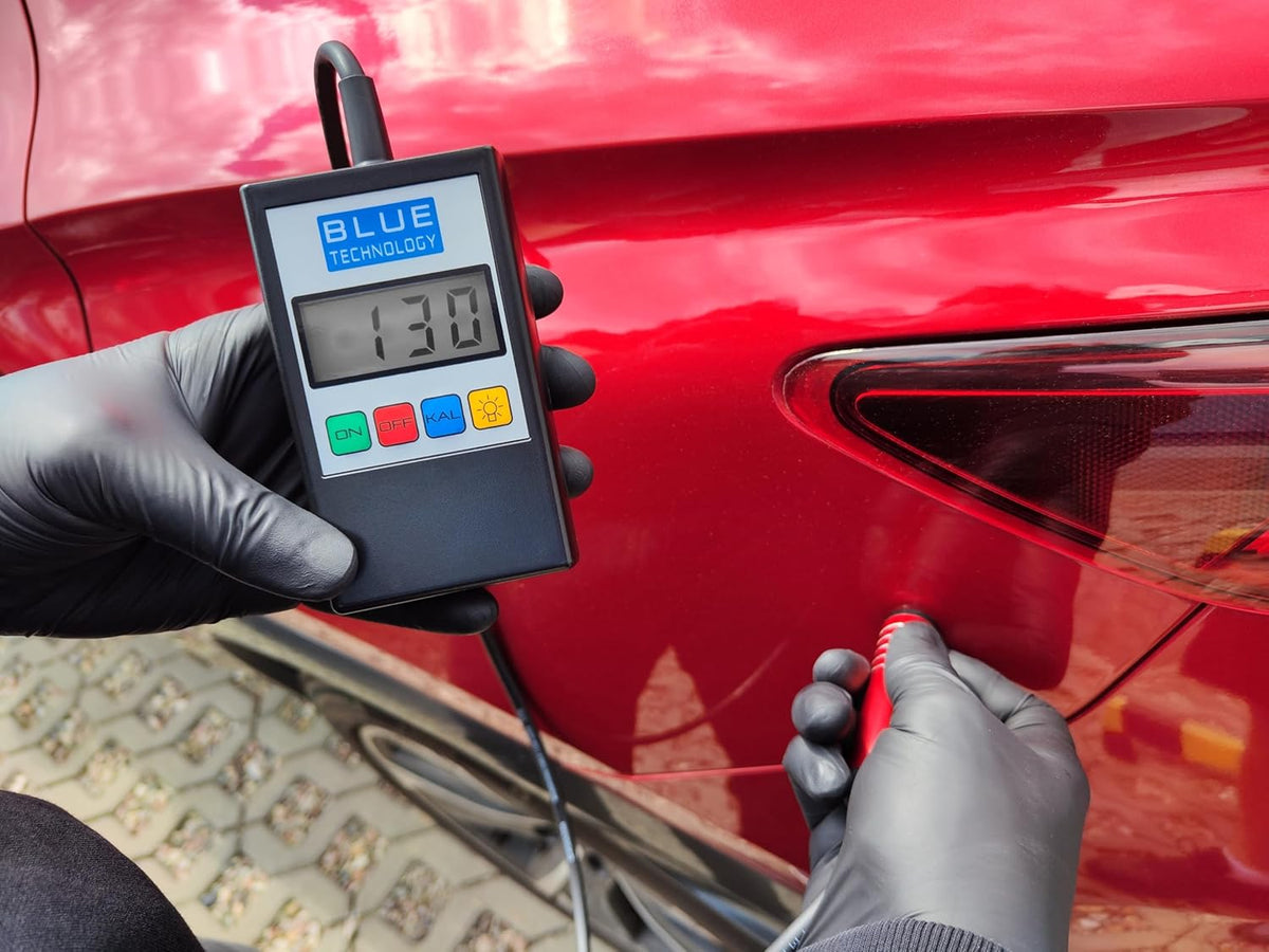 MGR-11-S-AL Laagdiktemeter voor auto | lakdiktemeter voor staal en aluminium carrosserieën | lakmeter met platte sonde op de kabel | laktester meetbereik tot 1990 µm | Made EU