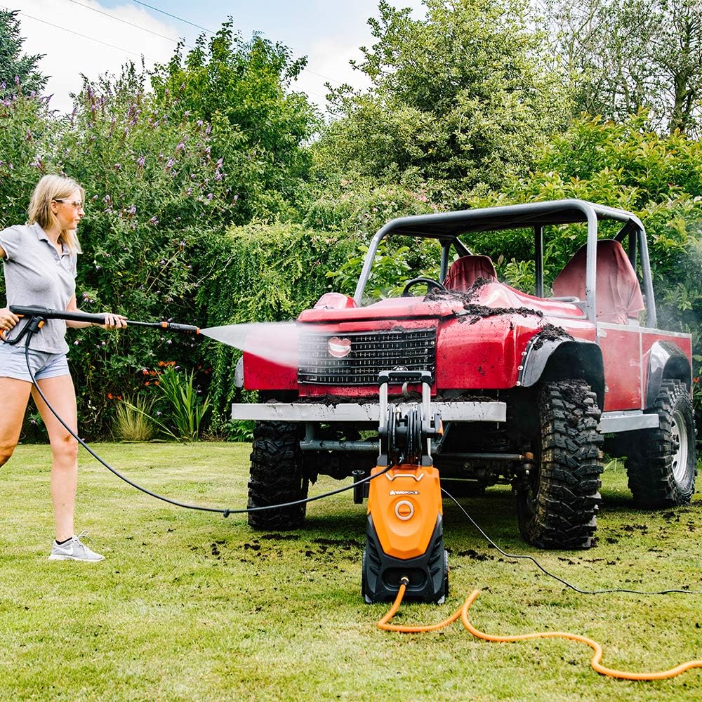 Hogedrukreiniger – Stoomschoonmaker – Waterstraler – Terrassreiniger – Autowasser – 2000 Watt Motor – 150 Bar Werkdruk