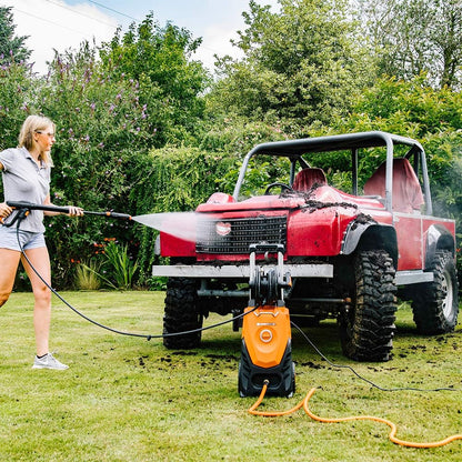 Hogedrukreiniger – Stoomschoonmaker – Waterstraler – Terrassreiniger – Autowasser – 2000 Watt Motor – 150 Bar Werkdruk