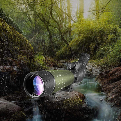 Gosky BAK4 Spotting scope, schuine spotting voor het schieten van doelen, jacht, vogelobservatie, wildobservatie, met smartphone-adapter en camera-adapter voor Nikon