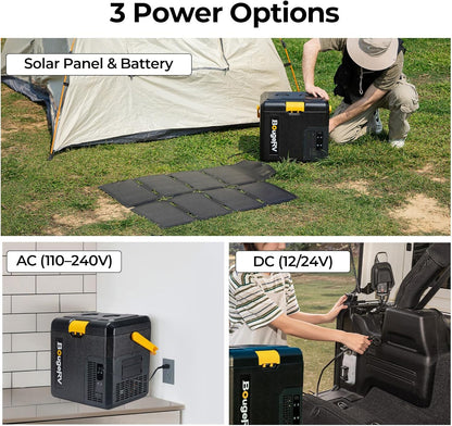 Compressor Koelbox – Draagbare Koelbox – Auto Koelbox – Camping Koelbox – Vriesbox – Instelbare Temperatuur -20°C tot 20°C – 173 Wh Accu Met 8,5 Uur Koeltijd