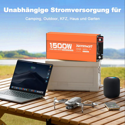 Omvormer Pure Sine Wave spanningsomvormer 1500W12V