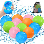 Waterballonnen - Zomerspeelgoed - Waterspeelgoed - Waterbombs - 20 Stuks - Herbruikbare - Navulbare Waterbom - Spatballen - met Snelvulling - Zelfdichtend - voor Buitenactiviteiten
