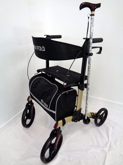 Identités 826024.CHAMPAGNE,Rollator Neo Fold Evolution Champagne