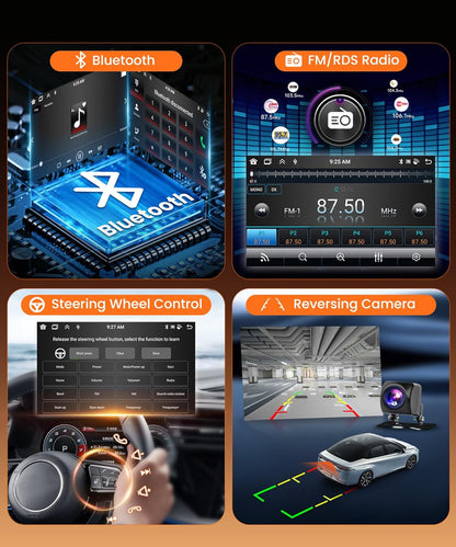 8 Kern 6G + 128G autoradio, Android 15 voor VW Golf 5 6 Passat Jetta Caddy EOS T5 Tiguan Touran CC Polo, 7 inch IPS touchscreen met draadloos Carplay Android Auto GPS Wi-Fi Bluetooth USB FM