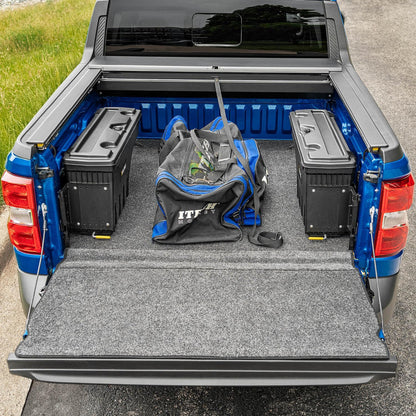 UNDERCOVER SwingCase Opbergdoos voor vrachtwagenbed, SC105D, geschikt voor Chevy/GMC Silverado/Sierra 2500/3500HD stuurprogramma's, zwart