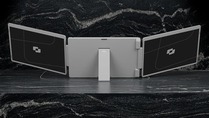 Dual Flip 16" - Portable Monitor - Protective Case Included - Portable Display - Portable Monitor - Full HD - IPS - Grey (16) - QUORE