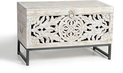 Bouwen Madera de Mango y Base de Metal