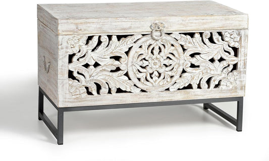Bouwen Madera de Mango y Base de Metal