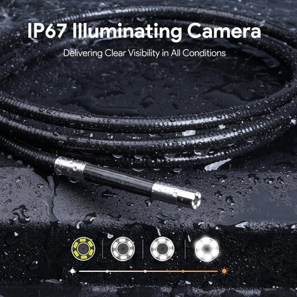 Industriële endoscoopcamera, IPS, 5 inch, 1080p, inspectiecamera
