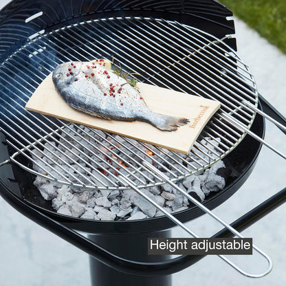 Barbecook houtskoolbarbecue Loewy 50 uit email zwart 47.5cm H 99cm
