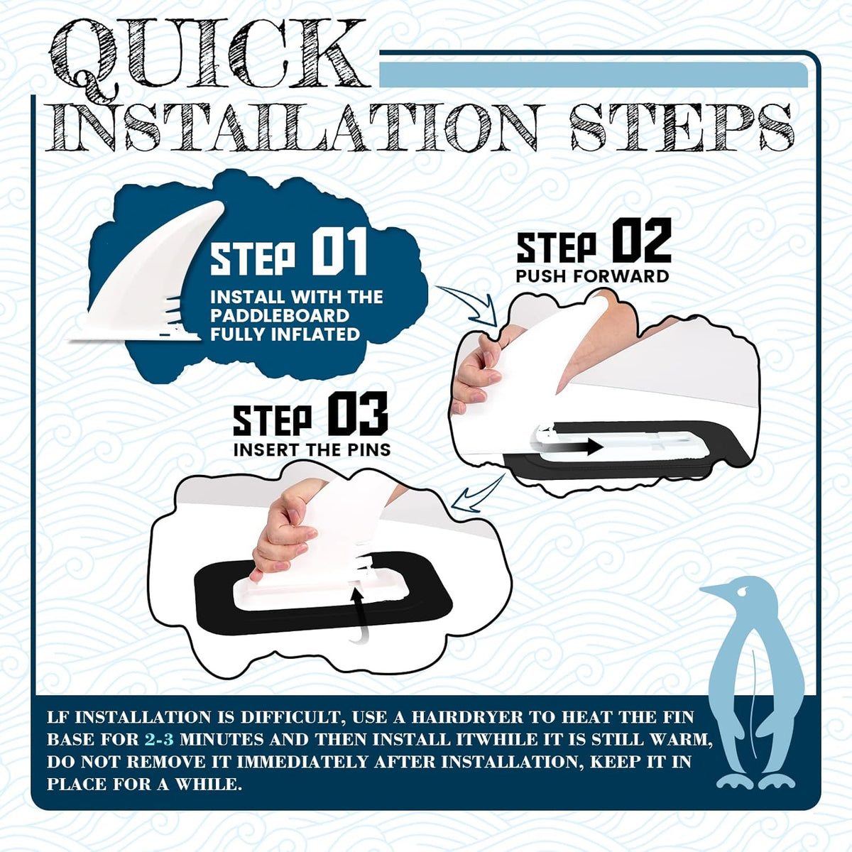 <font dir="auto" style="vertical-align: inherit;"><font dir="auto" style="vertical-align: inherit;">        Tuxedo Sailor Inflatable Stand-up Paddleboard 320 x 83 x 15 cm Inflatable SUP for All Skill Levels       </font></font>