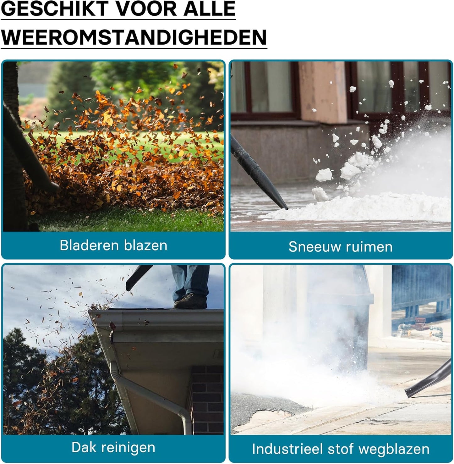 Wiltec bladblazer op benzine 1,7 pk, rugbladblazer met 2-takt-motor, blazer voor bladeren en tuin, tuingereedschap voor bladblazen met bedieningselement aan handgreep incl. mondstukken