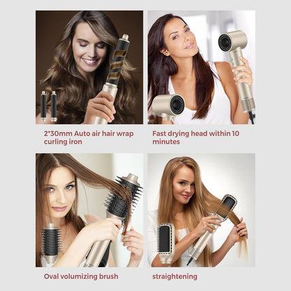 Air Styler 7-in-1 – Hair Styler – Airbrush Haarstyler – Föhnborstel – Warmluchtborstel – 110.000 Omw/Min Borstelloze Motor – Coanda-Technologie