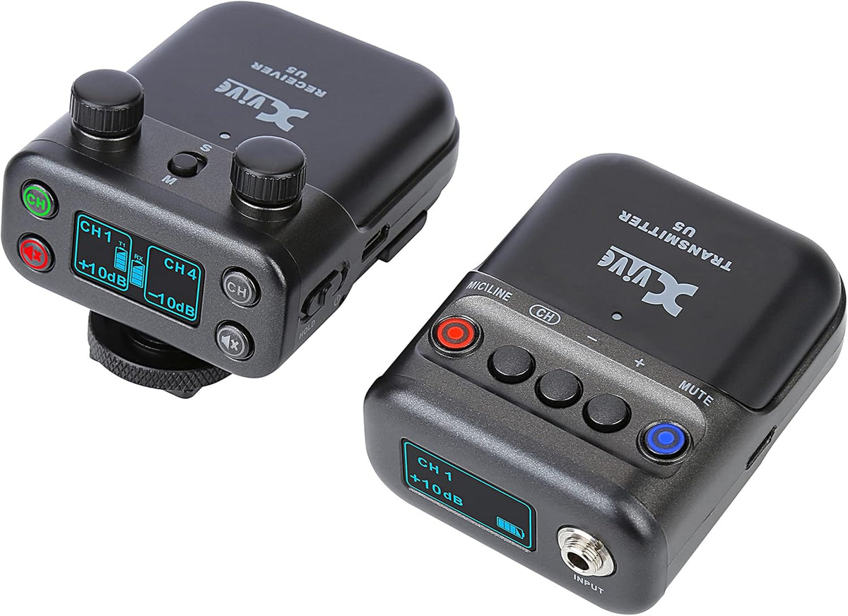 XVIVE - U5 LAVALIER - Digitaal draadloos systeem voor DSLR- of Broadcast-camera