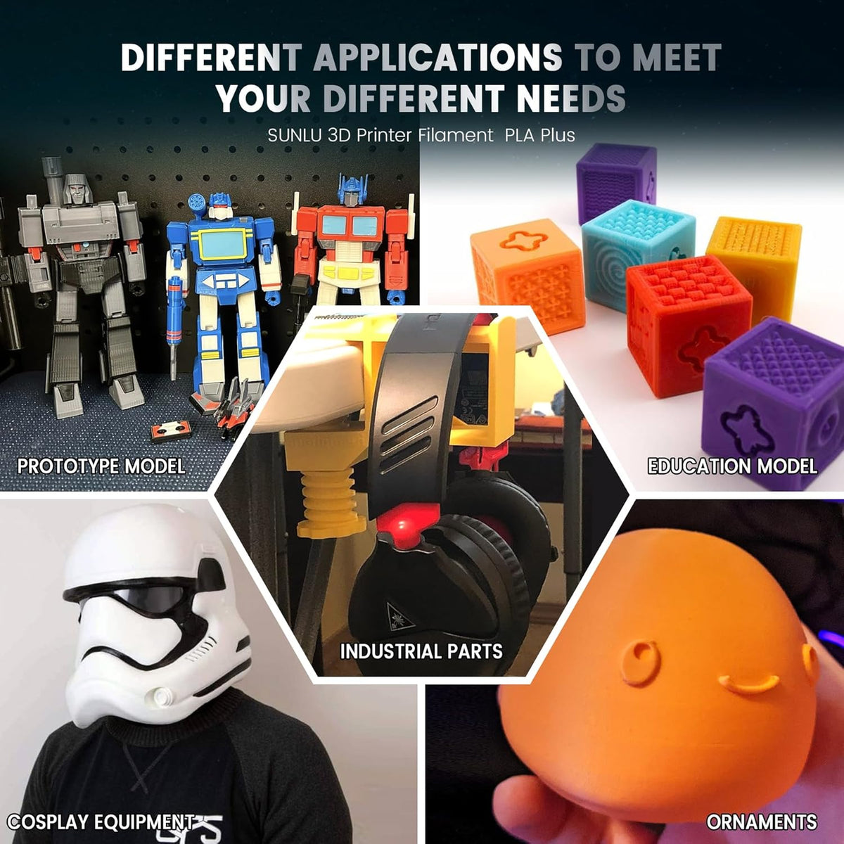 PLA+ Filament – 3D Printer Filament – PLA Plus – 3D Printdraad – 1,75 mm – 12 kg Set – 12 Kleuren – Hoogwaardige Printkwaliteit – Milieuvriendelijk Biobased