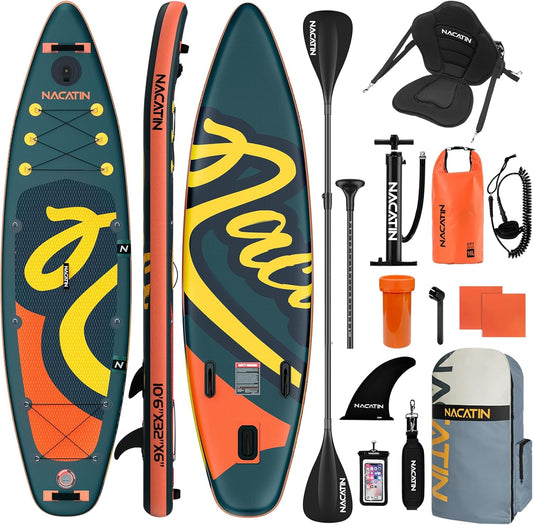 NACATIN Opblaasbaar SUP-board (oranje)
