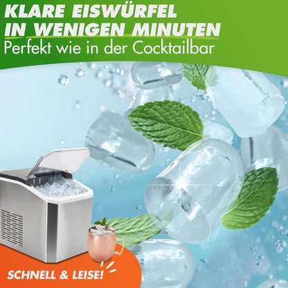 Nutrilovers NUTRI-ICE MAKER roestvrij stalen ijsblokjes 2 maten (S/L) incl. Moscow Mule beker & receptenboek