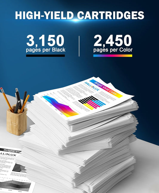 Toner Multipack – Tonercartridge – Printcartridge – Laserprinter Toner – Kleurentoner – Hoge Paginaopbrengst 3150 Zwart & 2450 Kleur – Compatibel voor Color LaserJet Pro