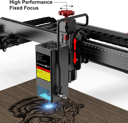 Lasergraveermachine – Laser Snijmachine – Lasersnijder – Graveermachine – Lasergraveer En Snijmachine – 20 W Vermogen – Snijdt Tot 15 Mm Hout En 10 Mm Donker Acryl
