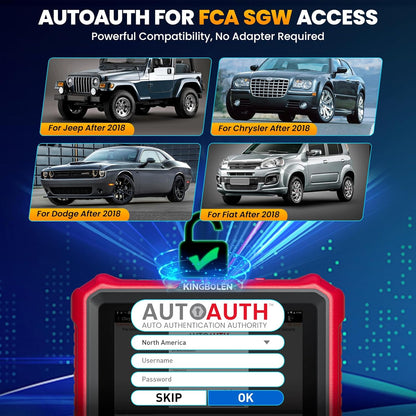 KINGBOLEN K8 Elite OBD2 Scanner, Bi-Directioneel Scangereedschap Met ECU Codering, 42+ Reset Service, Gratis V.A.G Gids, Auto Diagnostisch Gereedschap Voor Alle Systemen Levenslang Gratis Update, FCA