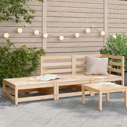 Tuinmeubelen – Buitenmeubilair – Tuinbank – Terrasset – Balkonmeubels – Warm Bruin – Weerbestendig materiaal – Lichtgewicht en Onderhoudsvriendelijk