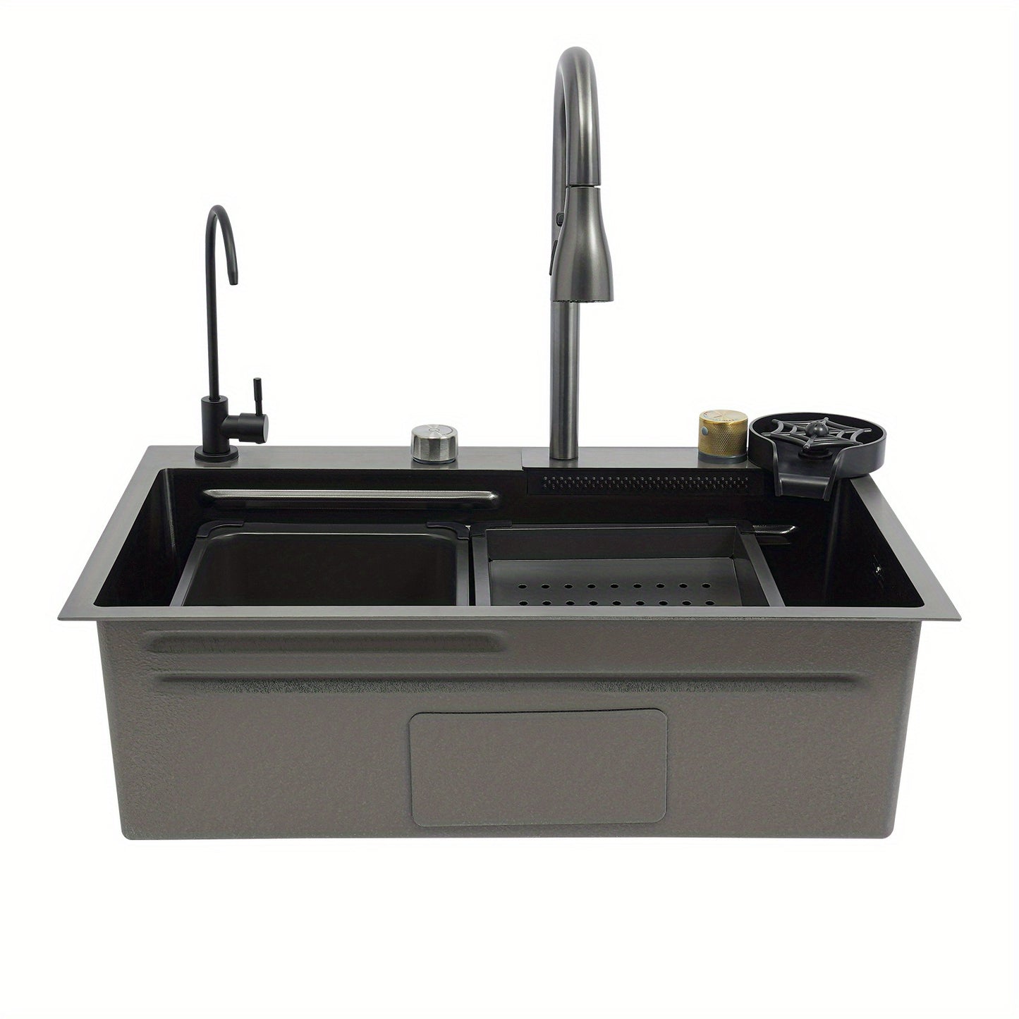 Stainless Steel Sink, For Manual Washing And Cleaning Of Food, Fruits, And Vegetables, For Kitchens Homes, Bathrooms, Farms, Backyards, Garages, Laundries