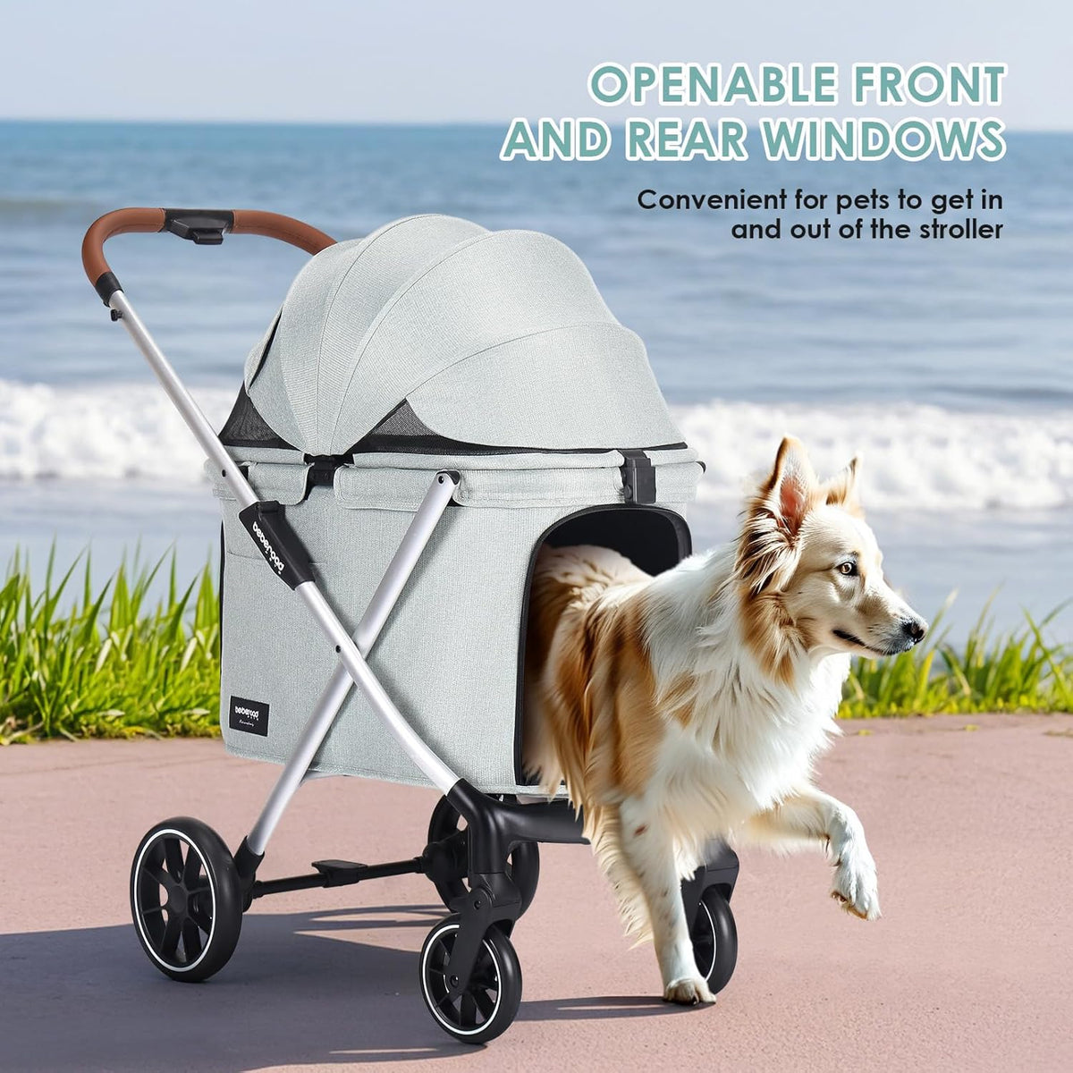 Beberoad X6 Pet Stroller, groen