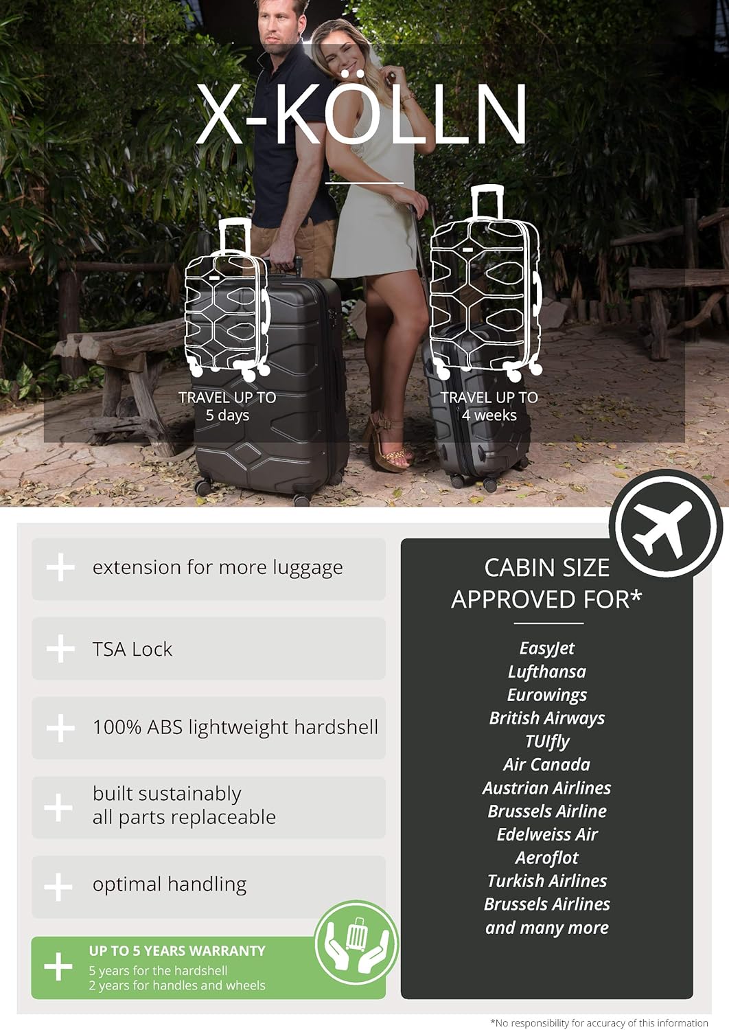 HAUPTSTADTKOFFER - X-Kölln - Hartschalen-Koffer Koffer Trolley Rollkoffer Reisekoffer, TSA, 76 cm, 120 Liter, Graphite