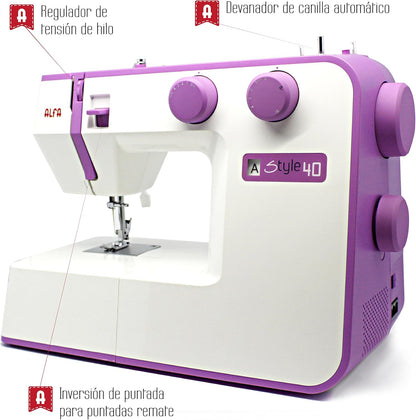Naaimachine – Stikmachine – Huishoudnaaimachine – Naaimachine Voor Beginners – Hobbynaaimachine – 31 Steekprogramma’s – Automatische Steekinstelling Voor Elastische Stoffen