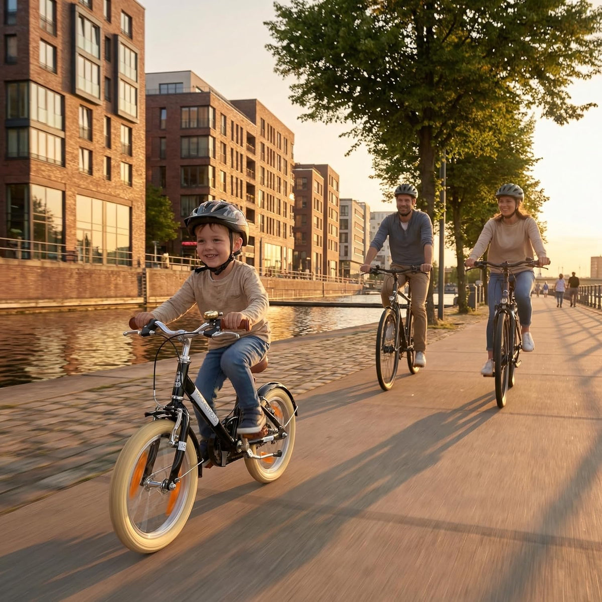 PROMETHEUS BICYCLES Retro Kinderfiets 14 inch vanaf 4 jaar - Kinderfiets voor meisjes en jongens, fiets voor kinderen PETITAGE in zwart