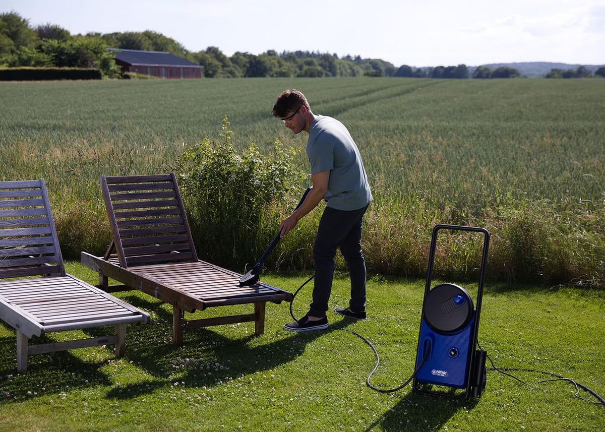 Hogedrukreiniger – Waterreiniger – Spuitpistool – Schoonmaakapparaat – Terrasreiniger – 140 Bar Werkdruk – 1800 Watt Vermogen