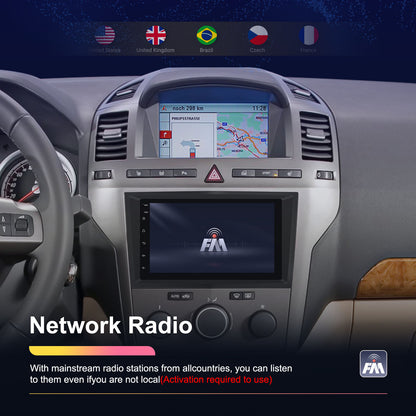 Android Autoradio – Multimedia Systeem – Touchscreen Navigatie – Bluetooth Audio – Draadloze CarPlay & Android Auto – 7 Inch Scherm – GPS Navigatie Met WiFi – Stuurwielbediening + Achteruitrijcamera & 2GB RAM 64GB ROM