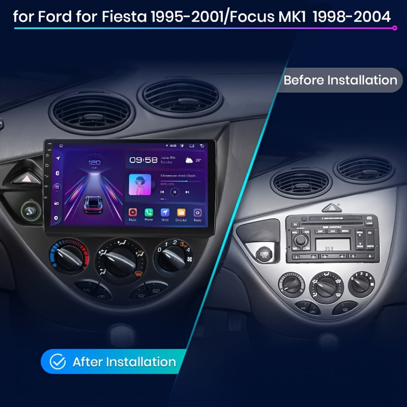 Autonavigeatie – GPS Navigatie – Multimedia Speler – Android Auto – 2DIN Autoradio – 9 Inch Scherm – 4G Verbinding