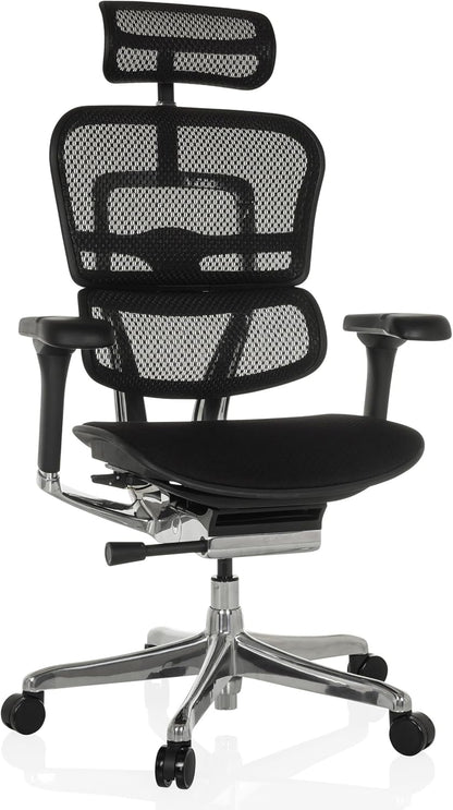 <font dir="auto" style="vertical-align: inherit;"><font dir="auto" style="vertical-align: inherit;">        hjh OFFICE Ergohuman Professional office chair with flexible lumbar support, original design, padded seat, mesh back, black       </font></font>