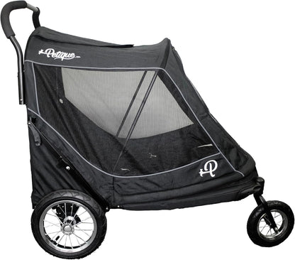 Apollo 3-in-1 wandelwagen voor huisdieren | hondenbuggy | hondenkinderwagen | hondenkinderwagen | hondenwielen | lichtgewicht afneembare opvouwbare draagbare huisdierendragers tas jogger voor