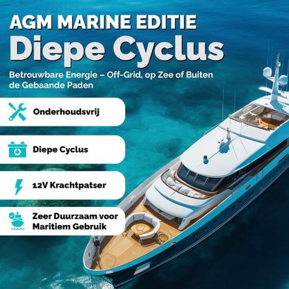 Electronicx AGM serviceaccu 12V 140Ah / 140 Ah – Hoogvermogenaccu met AGM-technologie, 393×175×190 mm, verzegeld, onderhoudsvrij, pluspool rechts, ideaal voor boot, zonne-energie