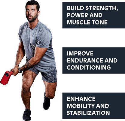ChopFit Functioneel trainersysteem, draagbare fitnessapparatuur voor thuis, krachttraining, thuistraining voor mannen en vrouwen, geweldig voor cardiotraining, core/buikspieren - thuisfitness
