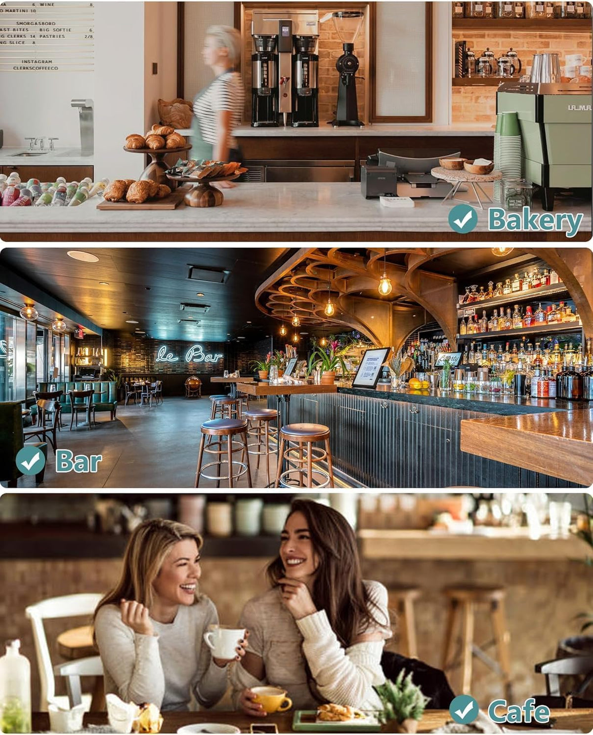 Pager Call System, Wireless, Restaurant Pager System, Wireless Outdoor Call System, 800 Metres, Call History, Easy to Operate, for Guests, Call System for Food Cart - QUORE