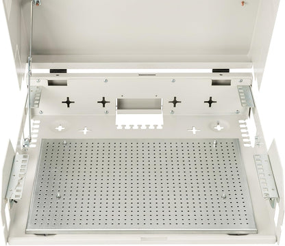 19 Inch Netwerkkast Voor Wandmontage – Rack – Serverkast – Patchkast – Wandkast – 3HE + 2HE Indeling – Nuttige Diepte Tot 26,5 Cm