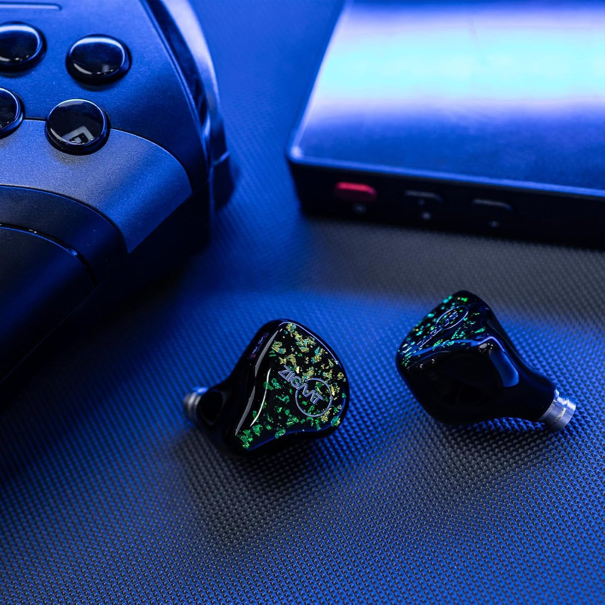 Linsoul ZiiGaat x HBB: Arcadia In-Ear Monitor, 1DD+2BA hybride oortelefoon IEM, bedrade gaming oordopjes, professionele geluidsisolerende binnen-ear monitoren met afneembare IEM-kabel voor muzikanten