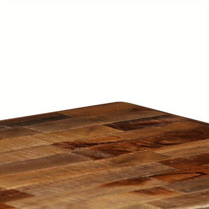 Wall Table Made of Solid Recycled Teak Wood, Measuring 90X30X76 Cm, Standing Shelf