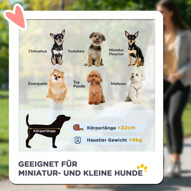 Dierenwagen – Huisdierwagen – Hondenwagen – Kattenwagen – Opvouwbare Buggy – Lichtgewicht Oxford – Ventilerend Mesh – Compact 67x45x96 cm – 4 Wielen Met Rem – Ergonomisch Handvat – Rood