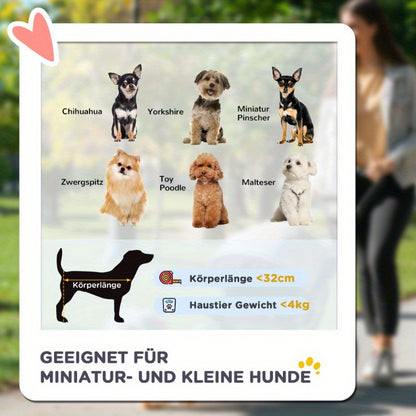 Dierenwagen – Huisdierwagen – Hondenwagen – Kattenwagen – Opvouwbare Buggy – Lichtgewicht Oxford – Ventilerend Mesh – Compact 67x45x96 cm – 4 Wielen Met Rem – Ergonomisch Handvat – Rood