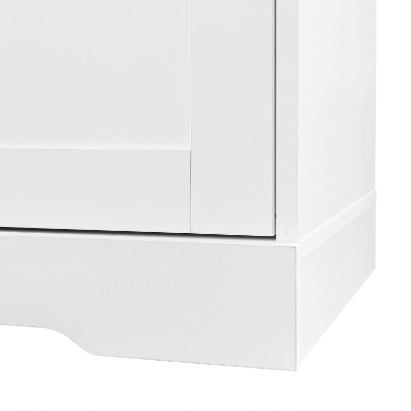 Halmeubel Wit – Kapstok – Schoenenkast – Entree Meubel – Opbergkast – Soft-Close Deuren – Geïntegreerde Zitbank Met Opbergruimte
